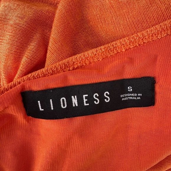 PRINCESS POLLY The Goddess Crop Top Orange - Picture 7 of 7